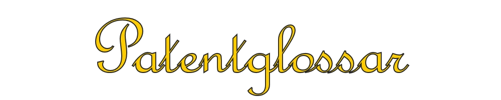 Patentglossar Seitenleiste dunkel
